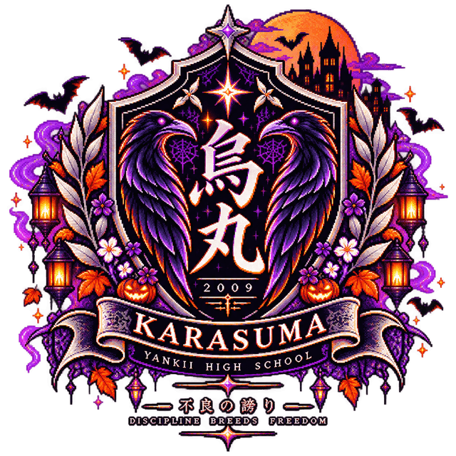 Karasuma High Halloween Emblem